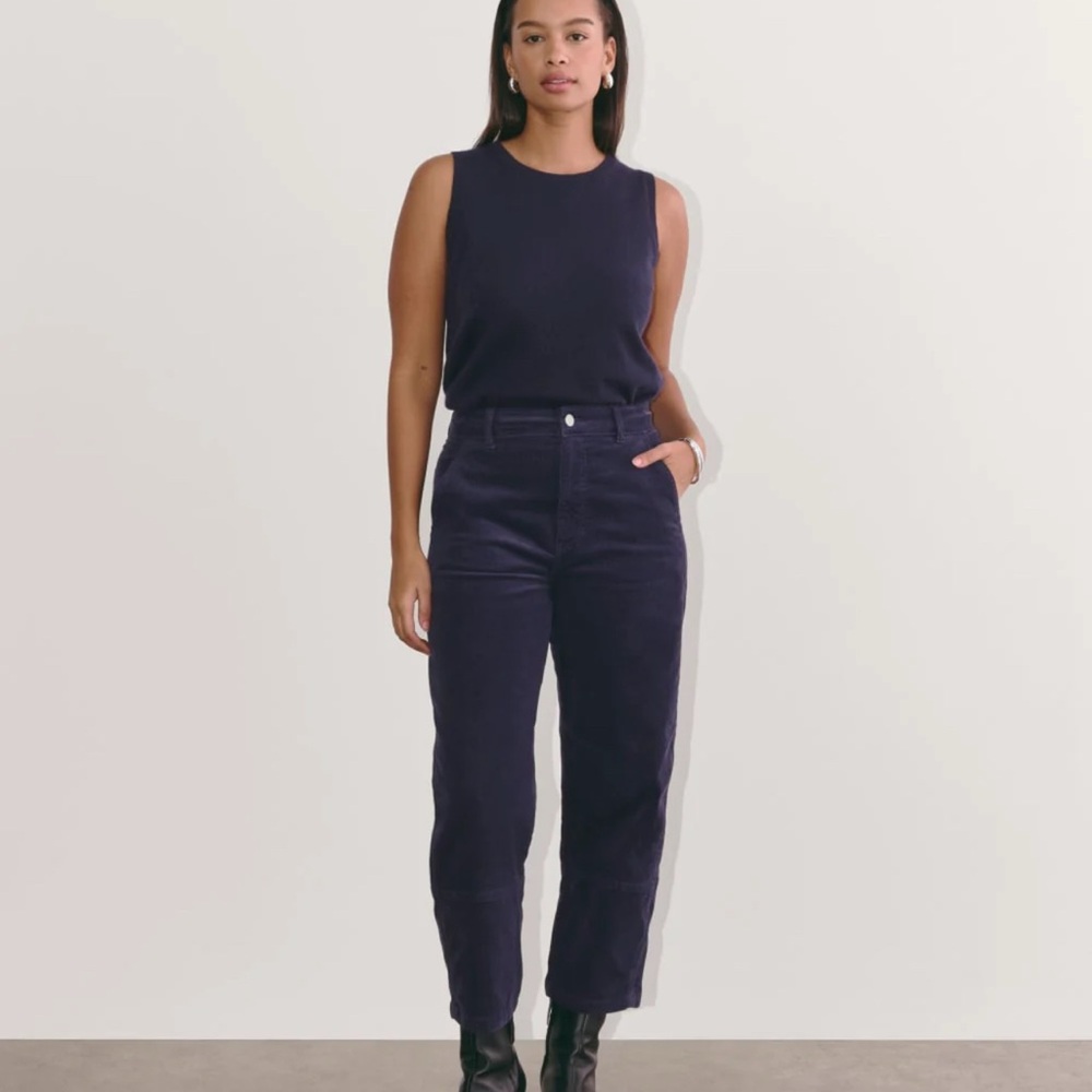 Everlane THE UTILITY BARREL IN CORDUROY Navy 6